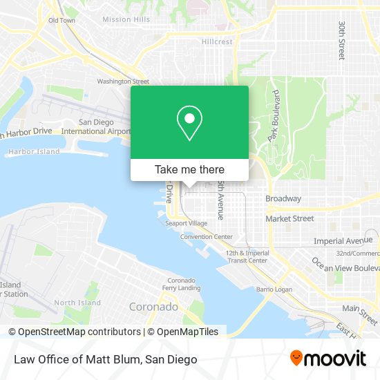 Law Office of Matt Blum map