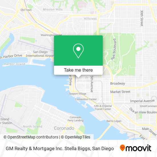 Mapa de GM Realty & Mortgage Inc. Stella Biggs