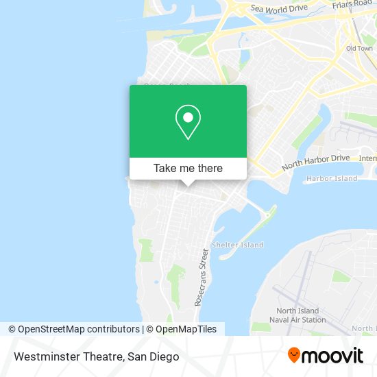 Westminster Theatre map