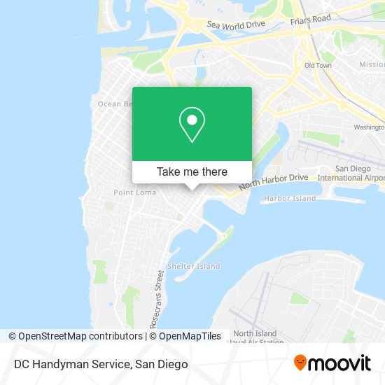 Mapa de DC Handyman Service