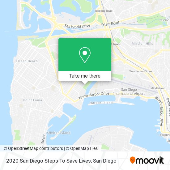 Mapa de 2020 San Diego Steps To Save Lives