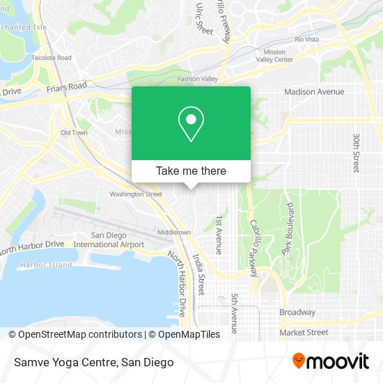 Samve Yoga Centre map
