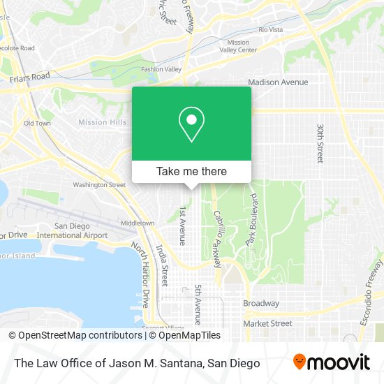 The Law Office of Jason M. Santana map