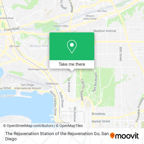 The Rejuvenation Station of the Rejuvenation Go map