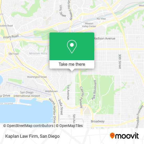 Kaplan Law Firm map