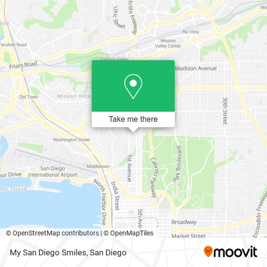 My San Diego Smiles map