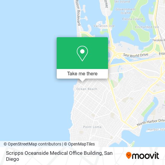 Scripps Oceanside Medical Office Building map