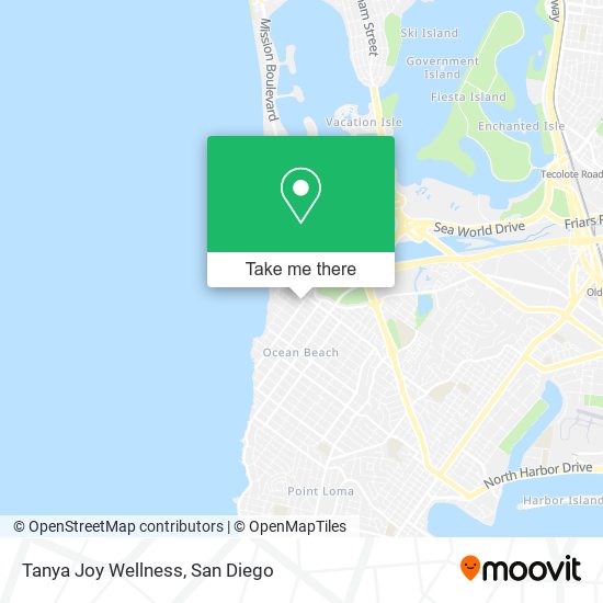 Mapa de Tanya Joy Wellness