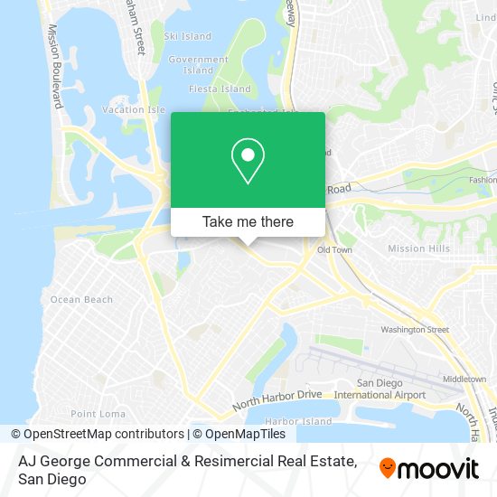 AJ George Commercial & Resimercial Real Estate map