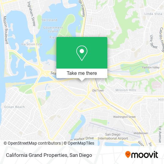 Mapa de California Grand Properties