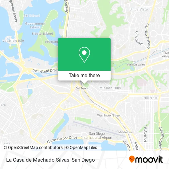 La Casa de Machado Silvas map