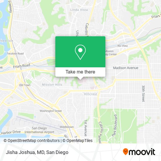 Mapa de Jisha Joshua, MD
