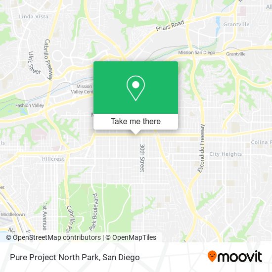 Pure Project North Park map