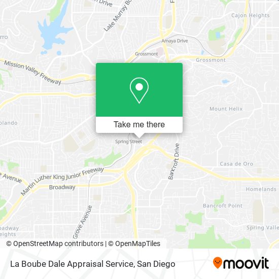 La Boube Dale Appraisal Service map