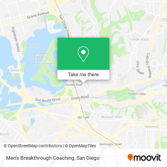 Men's Breakthrough Coaching map