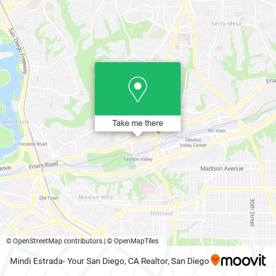 Mapa de Mindi Estrada- Your San Diego, CA Realtor