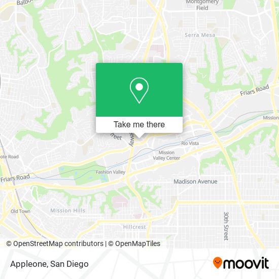 Appleone map