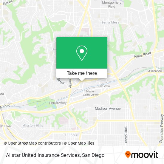 Mapa de Allstar United Insurance Services