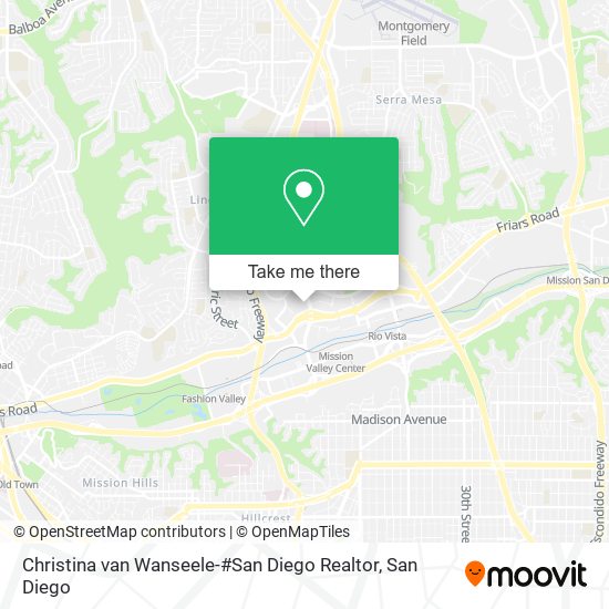 Christina van Wanseele-#San Diego Realtor map