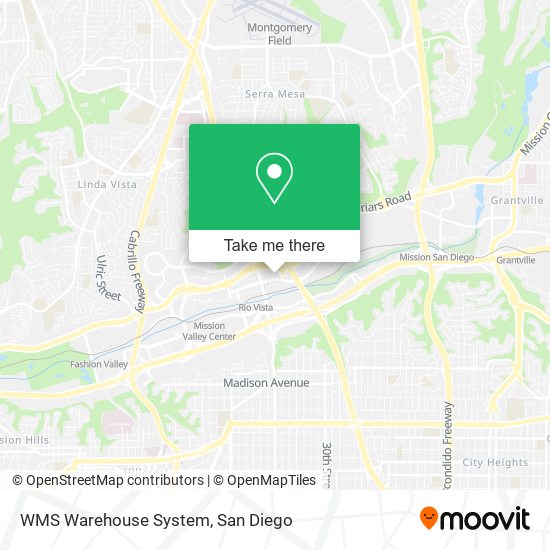 WMS Warehouse System map