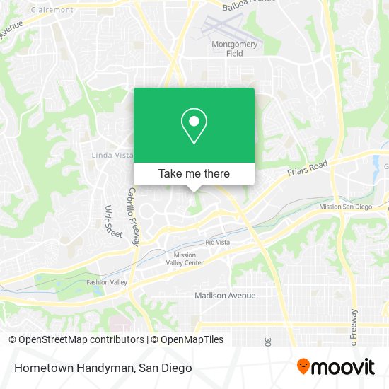 Hometown Handyman map