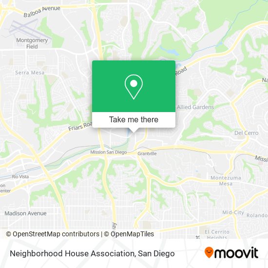 Neighborhood House Association map