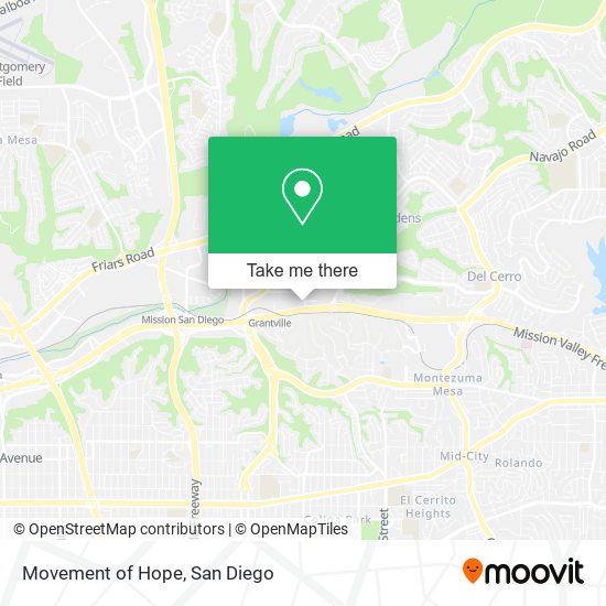 Movement of Hope map