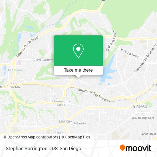 Stephan Barrington DDS map