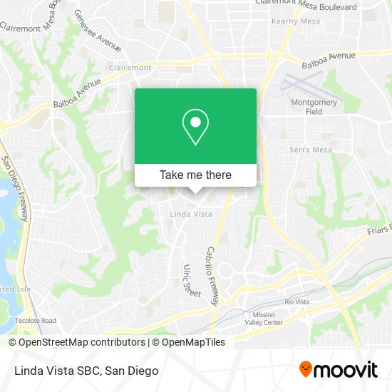 Mapa de Linda Vista SBC