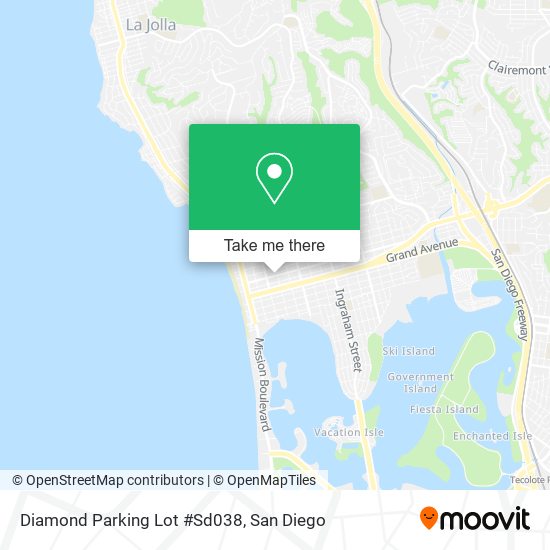Mapa de Diamond Parking Lot #Sd038
