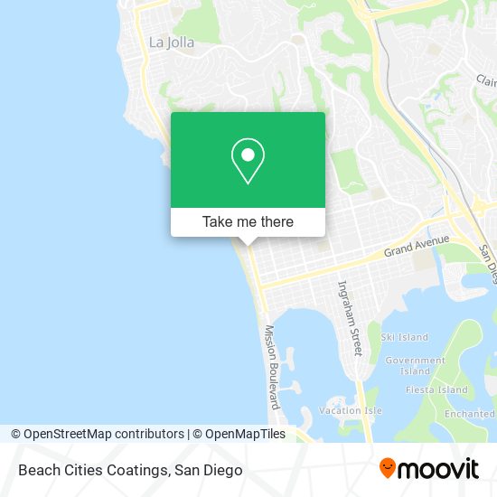 Beach Cities Coatings map