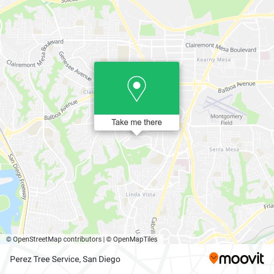 Perez Tree Service map