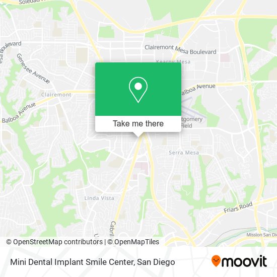 Mini Dental Implant Smile Center map