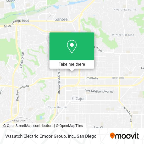 Wasatch Electric Emcor Group, Inc. map