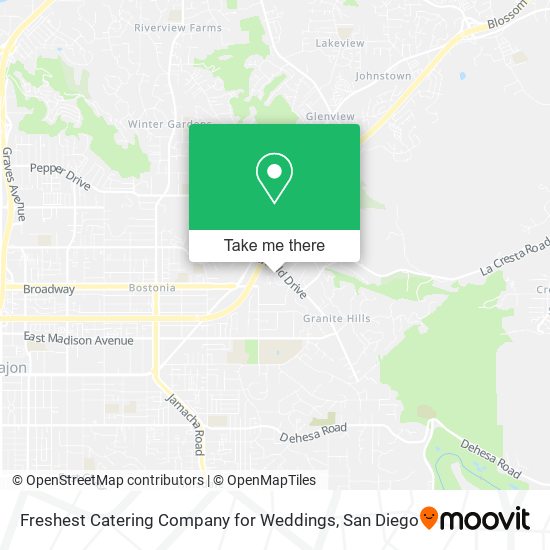 Freshest Catering Company for Weddings map