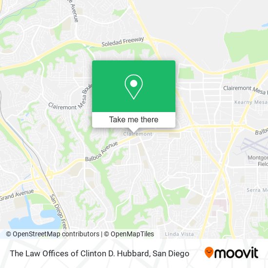 Mapa de The Law Offices of Clinton D. Hubbard