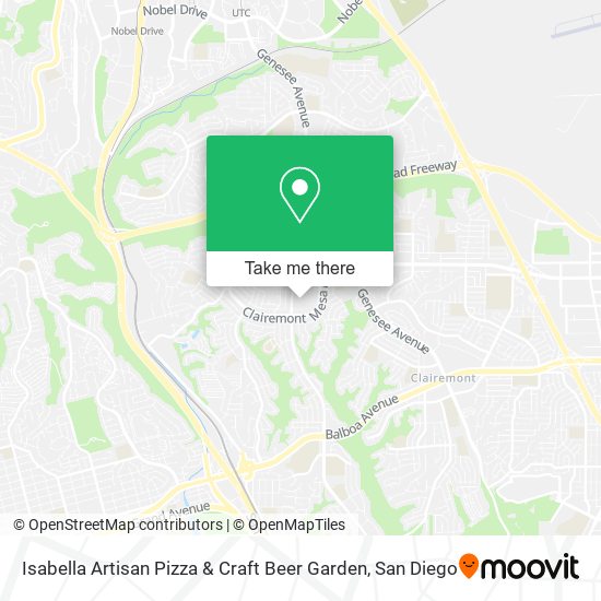 Mapa de Isabella Artisan Pizza & Craft Beer Garden