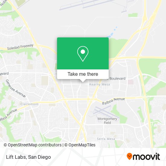 Lift Labs map