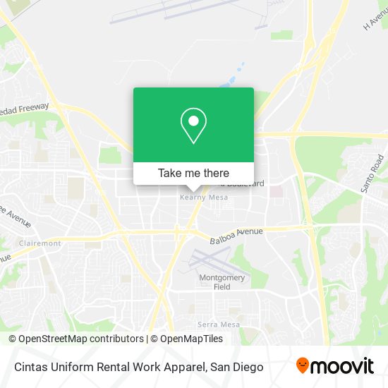 Cintas Uniform Rental Work Apparel map