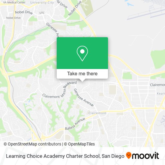 Mapa de Learning Choice Academy Charter School