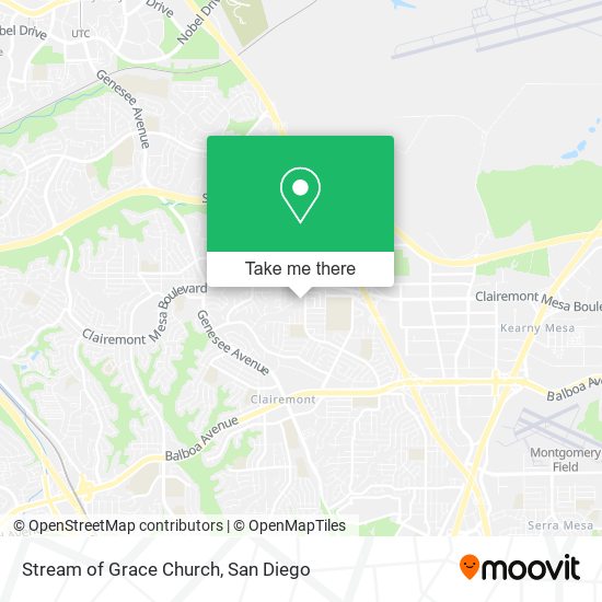 Stream of Grace Church map