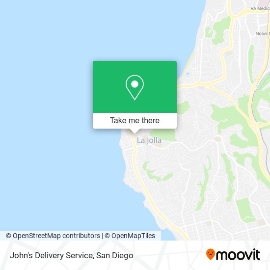 Mapa de John's Delivery Service