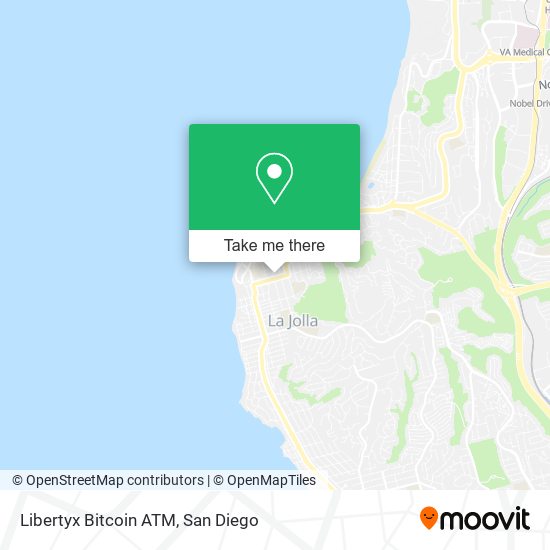 Mapa de Libertyx Bitcoin ATM