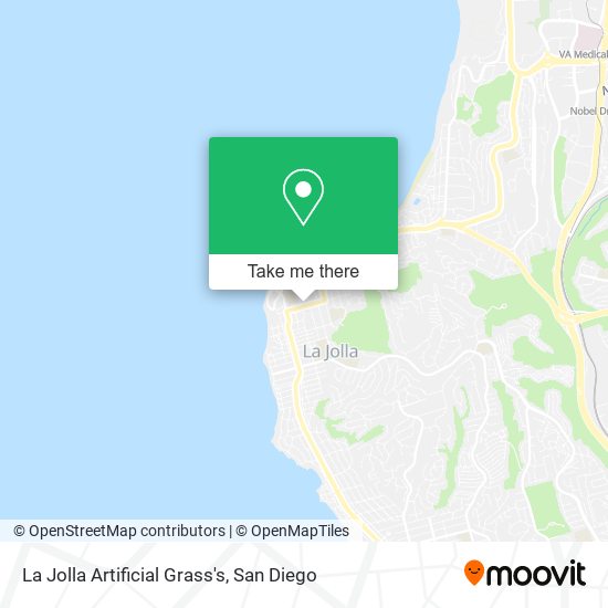 Mapa de La Jolla Artificial Grass's