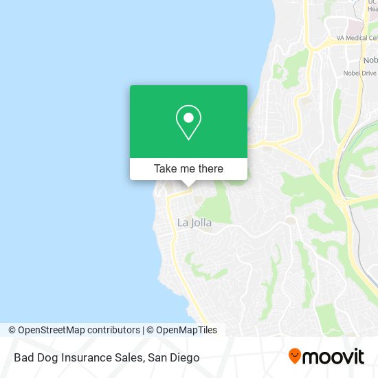 Bad Dog Insurance Sales map