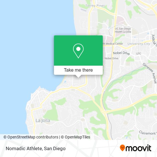 Mapa de Nomadic Athlete