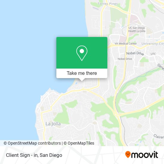 Client Sign - in map
