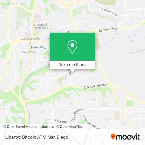 Libertyx Bitcoin ATM map