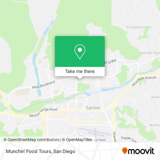 Munchin' Food Tours map