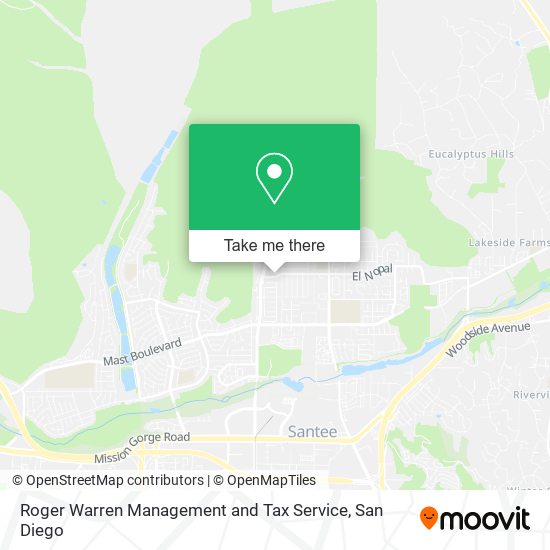 Mapa de Roger Warren Management and Tax Service